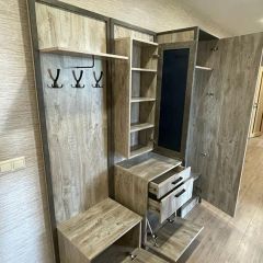 АМЕЛИ Прихожая (Дуб Юкон/Бетон темный) в Менделеевске - mendeleevsk.mebel24.online | фото 3