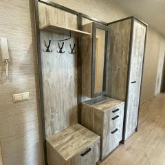АМЕЛИ Прихожая (Дуб Юкон/Бетон темный) в Менделеевске - mendeleevsk.mebel24.online | фото 4