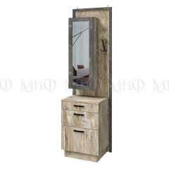 АМЕЛИ Прихожая (Дуб Юкон/Бетон темный) в Менделеевске - mendeleevsk.mebel24.online | фото 5