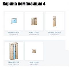 Прихожая Карина (модульная) в Менделеевске - mendeleevsk.mebel24.online | фото 10