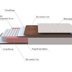 PROxSON Матрас Base M Roll (Ткань Синтетический жаккард) 200x200 в Менделеевске - mendeleevsk.mebel24.online | фото 8