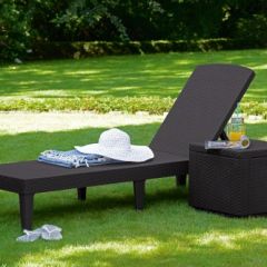 Шезлонг Джайпур (Jaipur Sun lounger) виски-коричневый в Менделеевске - mendeleevsk.mebel24.online | фото 2