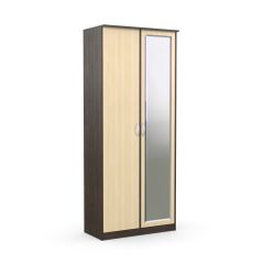 Шкаф 2-х створчатый Дуэт Люкс с зеркалом в Менделеевске - mendeleevsk.mebel24.online | фото 4