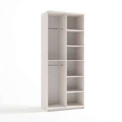Шкаф 2-х створчатый Дуэт Люкс с зеркалом в Менделеевске - mendeleevsk.mebel24.online | фото 7