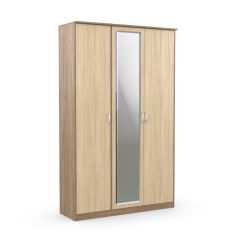 Шкаф 3-х створчатый Дуэт Люкс с зеркалом в Менделеевске - mendeleevsk.mebel24.online | фото 5