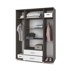 ЕВА Шкаф 4-х дверный Е43 в Менделеевске - mendeleevsk.mebel24.online | фото 2