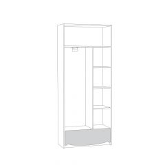 Шкаф комбинированный 13.04 Флоренция в Менделеевске - mendeleevsk.mebel24.online | фото 2