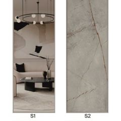 Шкаф-купе 1300 серии SILVER S1+S1+B2+PL2 (2 ящика+1 штанга+1 полка) профиль «Серебро» в Менделеевске - mendeleevsk.mebel24.online | фото 7