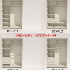 Шкаф-купе 1400 серии SOFT D6+D4+B2+PL2 (2 ящика+1штанга+1 полка) профиль «Капучино» в Менделеевске - mendeleevsk.mebel24.online | фото 7