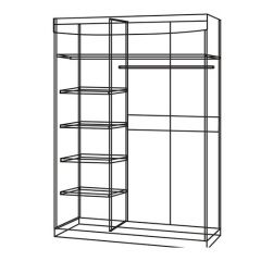 Шкаф-купе 1600 без зеркала "Мария-Луиза 6.16" в Менделеевске - mendeleevsk.mebel24.online | фото 4