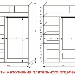 Шкаф-купе 1600 серии SOFT D6+D4+B2+PL2 (2 ящика+1штанга+1 полка) профиль «Капучино» в Менделеевске - mendeleevsk.mebel24.online | фото 8