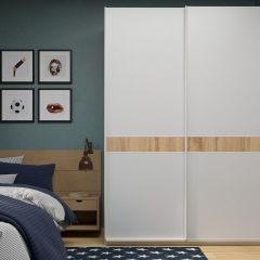 Шкаф-купе 1600 серии SOFT D6+D6+B2+PL3 (2 ящика+2штанги) профиль «Капучино» в Менделеевске - mendeleevsk.mebel24.online | фото 5