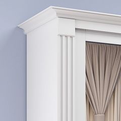 Шкаф-купе 2150 серии NEW CLASSIC K1+K1+K1+B22+PL4 (по 2 ящика лев/прав+F обр.штанга) профиль «Капучино» в Менделеевске - mendeleevsk.mebel24.online | фото 4