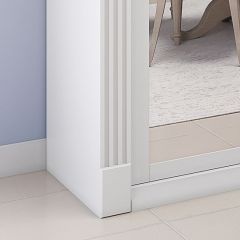 Шкаф-купе 2150 серии NEW CLASSIC K1+K1+K1+B22+PL4 (по 2 ящика лев/прав+F обр.штанга) профиль «Капучино» в Менделеевске - mendeleevsk.mebel24.online | фото 5