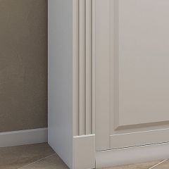 Шкаф-купе 2150 серии NEW CLASSIC K4+K4+K4+B22+PL4(по 2 ящика лев/прав+F обр.штанга) профиль «Капучино» в Менделеевске - mendeleevsk.mebel24.online | фото 5
