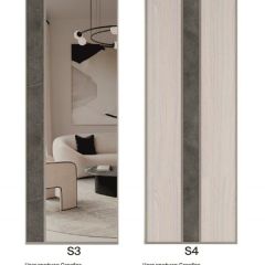 Шкаф-купе 2250 серии SILVER S4+S1+S4 B22+PL4 (по 2 ящика лев/прав+F обр.штанга) профиль «Серебро» в Менделеевске - mendeleevsk.mebel24.online | фото 12