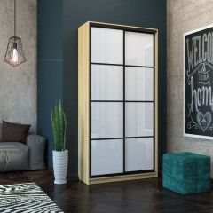 Шкаф-купе Лофт 1200 Шк12-47 (Дуб Сонома) в Менделеевске - mendeleevsk.mebel24.online | фото 12