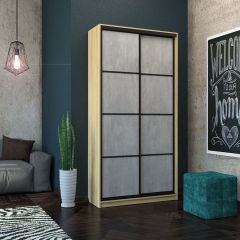 Шкаф-купе Лофт 1200 Шк12-47 (Дуб Сонома) в Менделеевске - mendeleevsk.mebel24.online | фото 14