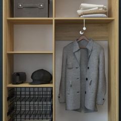 Шкаф-купе Лофт 1200 Шк12-47 (Дуб Сонома) в Менделеевске - mendeleevsk.mebel24.online | фото 2