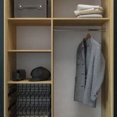 Шкаф-купе Лофт 1200 Шк12-47 (Дуб Сонома) в Менделеевске - mendeleevsk.mebel24.online | фото 3