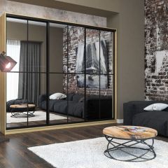 Шкаф-купе Лофт 3000 Шк30-47 (Дуб Сонома) в Менделеевске - mendeleevsk.mebel24.online | фото 9