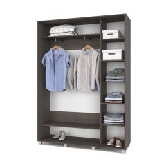 РОЛАНД Шкаф-купе Анкор темный (450*1600) Р461 в Менделеевске - mendeleevsk.mebel24.online | фото 3