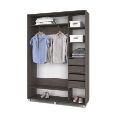 РОЛАНД Шкаф-купе Анкор темный (450*1600) Р461 в Менделеевске - mendeleevsk.mebel24.online | фото 5