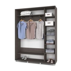РОЛАНД Шкаф-купе Анкор темный (450*1700) Р471 в Менделеевске - mendeleevsk.mebel24.online | фото 3