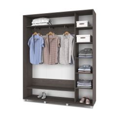 РОЛАНД Шкаф-купе Анкор темный (450*1800) Р481 в Менделеевске - mendeleevsk.mebel24.online | фото 2