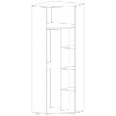 ИНФИНИТИ Прихожая Шкаф угловой (Ясень шимо комб.) в Менделеевске - mendeleevsk.mebel24.online | фото 2