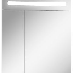 Шкаф-зеркало Аврора 65 с подсветкой LED Домино (DV8006HZ) в Менделеевске - mendeleevsk.mebel24.online | фото