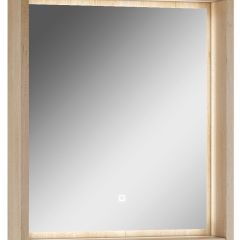 Шкаф-зеркало Nice 60 с подсветкой Домино (DN4706HZ) в Менделеевске - mendeleevsk.mebel24.online | фото