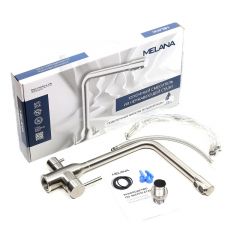 Смеситель д/кухни MELANA-F610304 Stello нерж.сталь, с переключателем на фильтр, однорычажный, сатин в Менделеевске - mendeleevsk.mebel24.online | фото 2