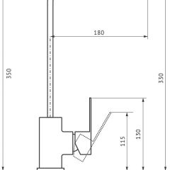 Смеситель MS-012 в Менделеевске - mendeleevsk.mebel24.online | фото 2