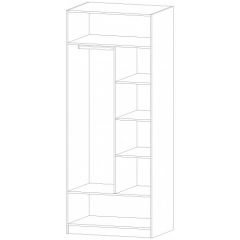 ДИАНА Шкаф 2-х створчатый в Менделеевске - mendeleevsk.mebel24.online | фото 2