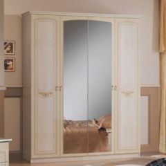 Спальня Ирина (комплект 4 дв.) беж в Менделеевске - mendeleevsk.mebel24.online | фото 2