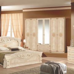 Спальня Рома (комплект 6 дв.) беж в Менделеевске - mendeleevsk.mebel24.online | фото