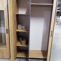 Спальный гарнитур МСП-1 (Дуб золотой/Камень темный) 1600 в Менделеевске - mendeleevsk.mebel24.online | фото 15