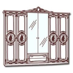 Спальный гарнитур Роза (модульная) беж в Менделеевске - mendeleevsk.mebel24.online | фото 3