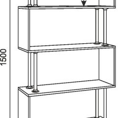 Стеллаж Зигзаг-2 в Менделеевске - mendeleevsk.mebel24.online | фото 4