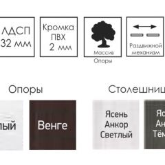 Стол раскладной Ялта (опоры массив резной) в Менделеевске - mendeleevsk.mebel24.online | фото 8