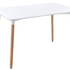 Стол деревянный Table 110 white / wood в Менделеевске - mendeleevsk.mebel24.online | фото