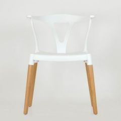 Стул Barneo N-218 Wishbone интерьерный кухонный белый в Менделеевске - mendeleevsk.mebel24.online | фото 3