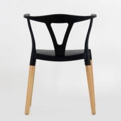 Стул Barneo N-218 Wishbone интерьерный кухонный черный в Менделеевске - mendeleevsk.mebel24.online | фото 2