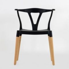 Стул Barneo N-218 Wishbone интерьерный кухонный черный в Менделеевске - mendeleevsk.mebel24.online | фото 3