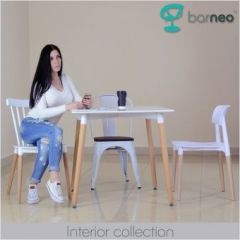 Стул Barneo N-220 интерьерный кухонный белый в Менделеевске - mendeleevsk.mebel24.online | фото 2