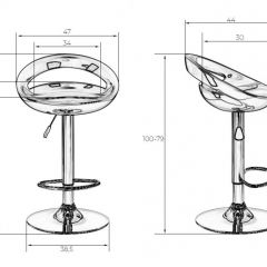 Стул барный DOBRIN DISCO LM-1010 (оранжевый) в Менделеевске - mendeleevsk.mebel24.online | фото