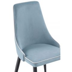 Стул на металлокаркасе Kora 1 light blue / white / black в Менделеевске - mendeleevsk.mebel24.online | фото 5