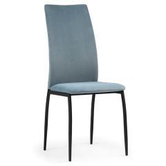 Стул на металлокаркасе Tod light blue / black в Менделеевске - mendeleevsk.mebel24.online | фото 3