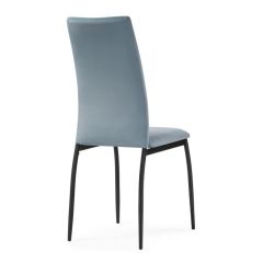 Стул на металлокаркасе Tod light blue / black в Менделеевске - mendeleevsk.mebel24.online | фото 5